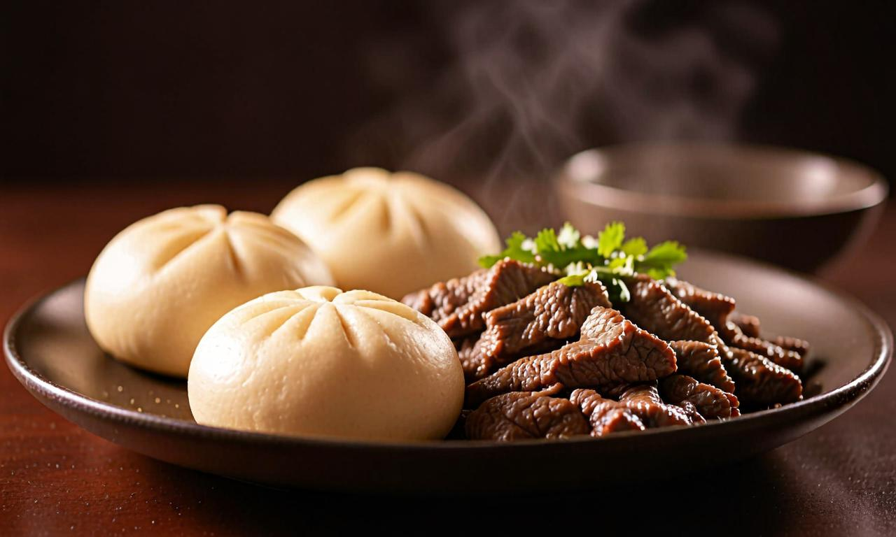 老陕餐桌上的经典美食 泡馍与牛肉的鲜香融合之道